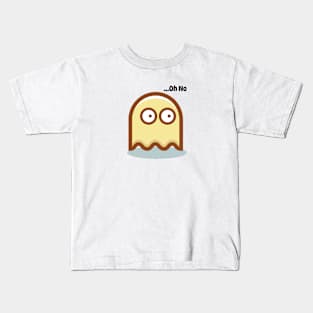 ...Oh No Funny Ghost Video Game Tshirt Kids T-Shirt